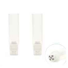 Transparentes Kosmetik-Verpackungsröhrchen mit 35ml Durchmesser und Applikatorverschluss